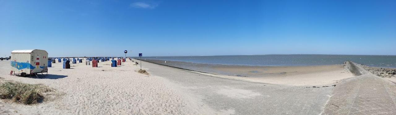 Liebevoll renovierte Ferienwohnung Lüttje Koje Dornum Buitenkant foto